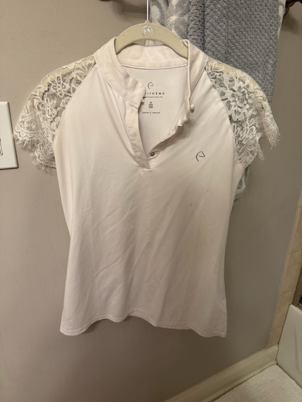 Lace equestrian show top